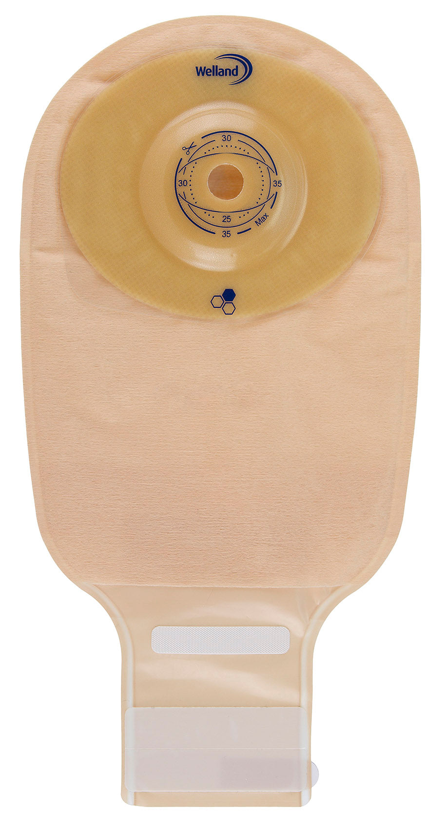 XMHCDM913 | Welland Medical Aurum Profile Maxi 35/13mm Drain. Pouch (Beige)