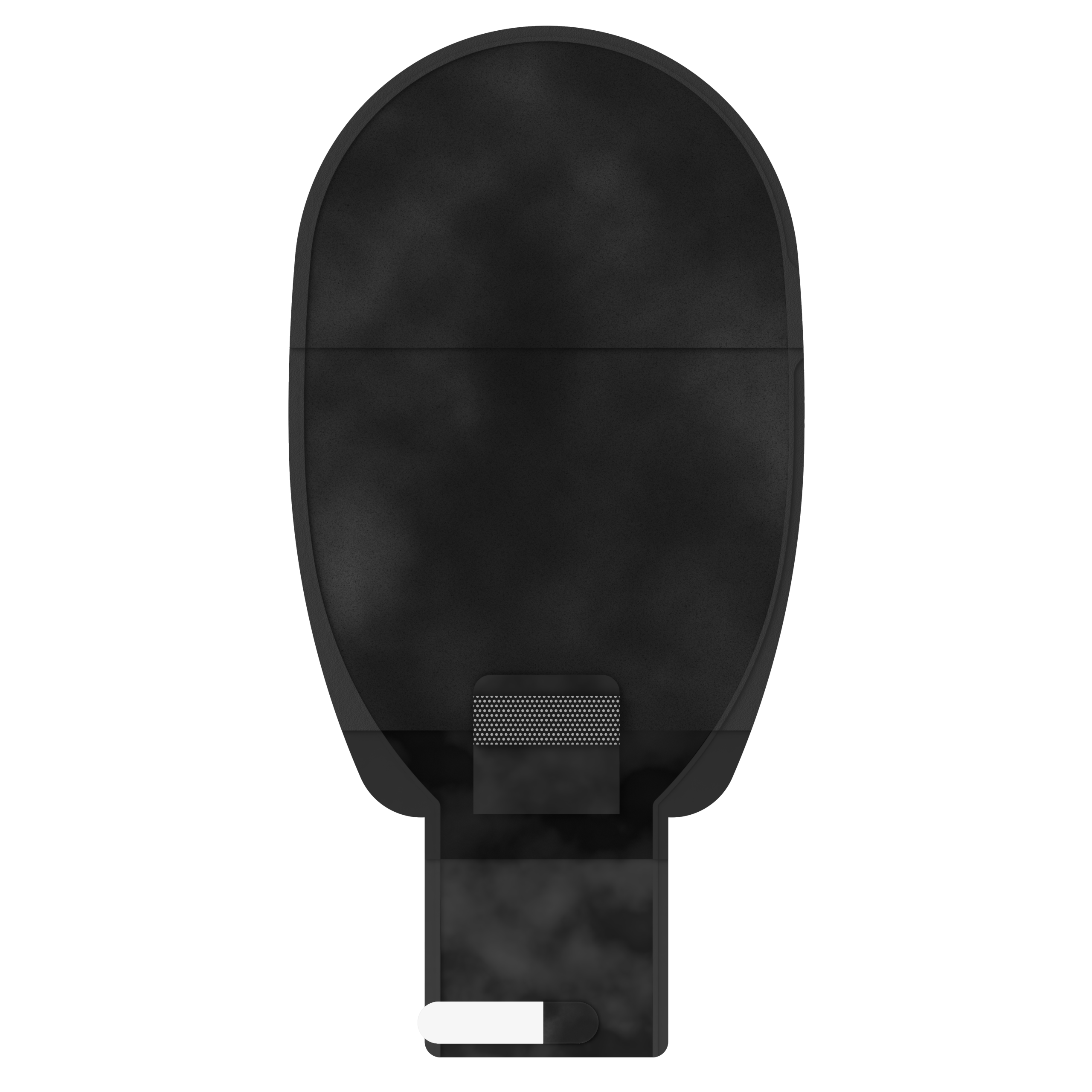 X1D1N156413 | Welland Medical, Aurum Plus, Ostomy device one-piece, drainable, black, split soft cover, maxi plus, soft convex, 60mm plateau, 13mm starter hole cuts to 60mm