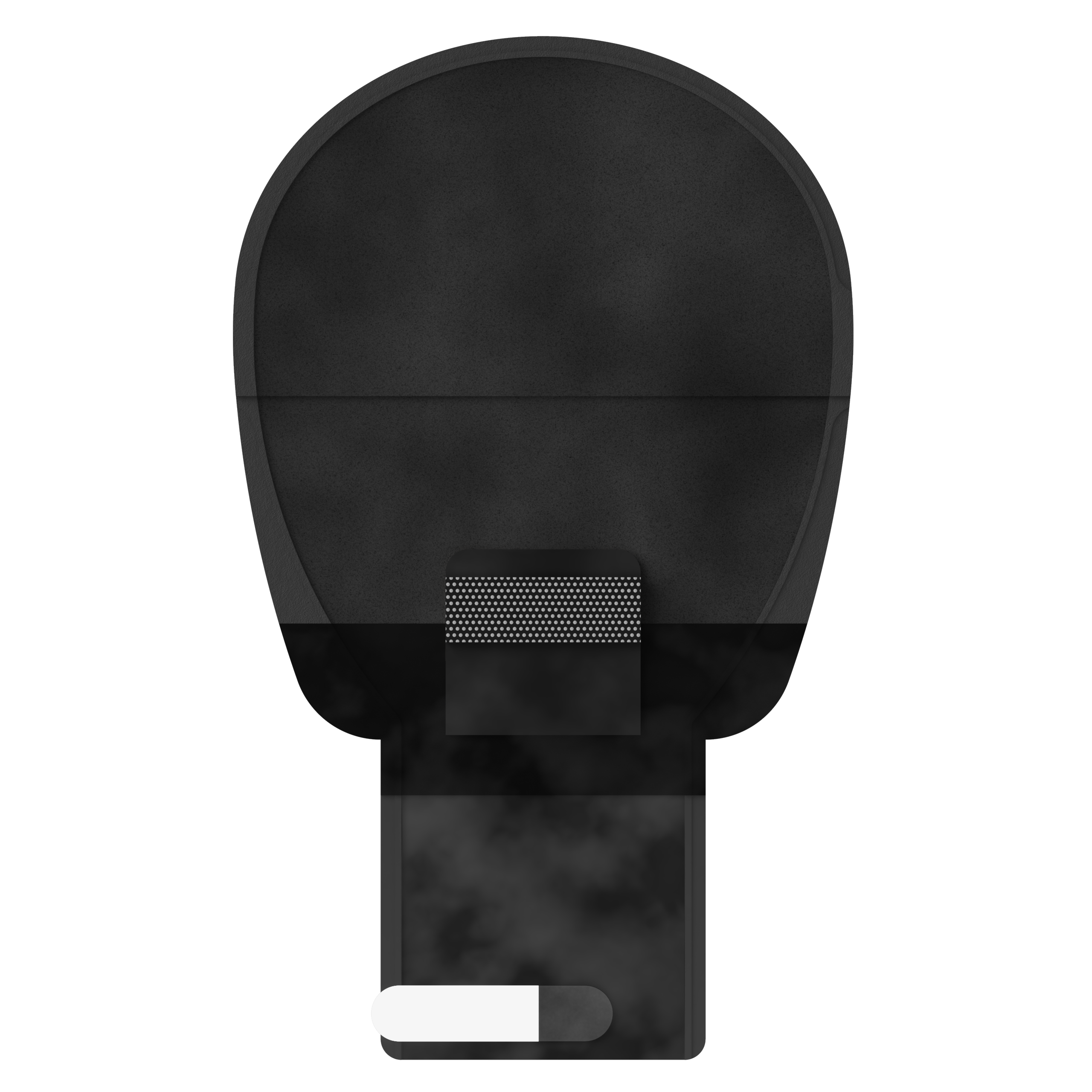 X1D1A11S | Welland Medical, Aurum Plus, One piece -Drainable, mini pouch, black, Starter hole 13mm (50mm x 70mm)