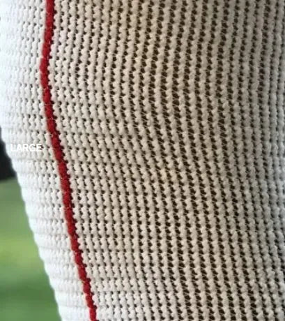 CA120L001 | EdemaWear, Large, max circumference 46", 24" long, Red Stripe