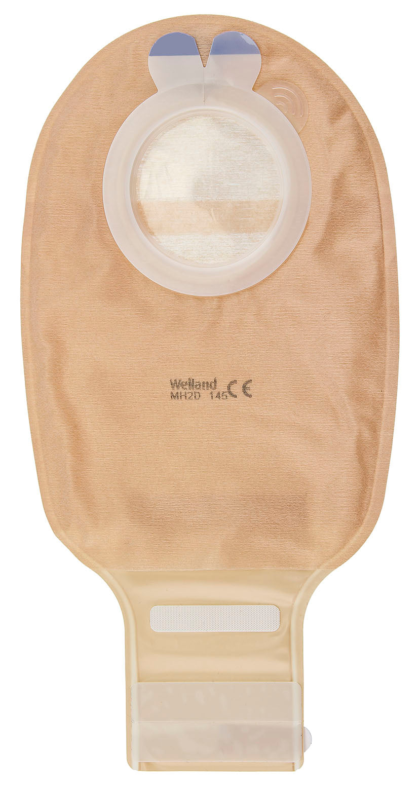 XMH2D145 | Welland Medical Aurum 2 Maxi 45mm Drainable Pouch (Beige)
