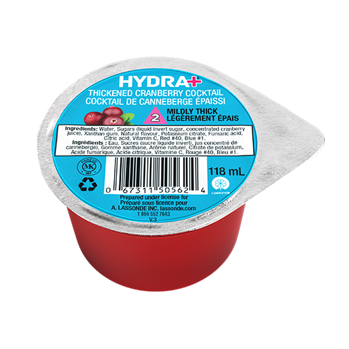 OA-LA505621 | Oasis Hydra+ Cranberry (24 x 118ml) - IDDSI 2