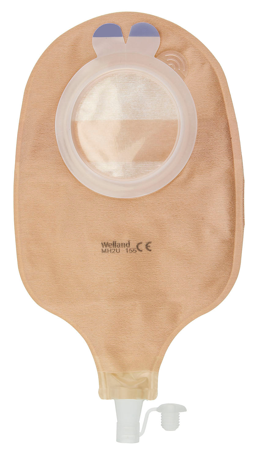 XMH2U155 | Welland Medical Aurum 2 Maxi 55mm Urostomy Pouch (Beige)