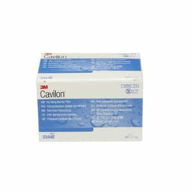 3M™ Cavilon™ No Sting Barrier Film Wipes 3344E, alcohol-free and hypoallergenic wipes providing up to 72 hours of skin protection, available in Canada.