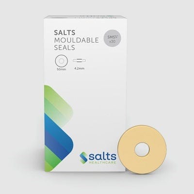 SMSAT35 | Salts Healthcare - Mouldable Seals with Aloe, Thin, 35-70mm Diameter, 3mm Thickness (30/box)
