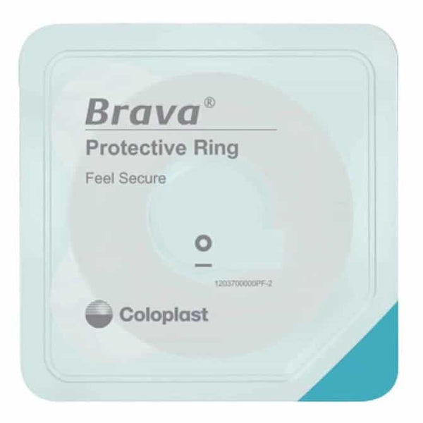 Coloplast 12039 Brava® Protective Ring, 2.5mm – 34/64 mm, designed for dual protection against leakage and skin irritation, easy to shape and remove, box of 10.