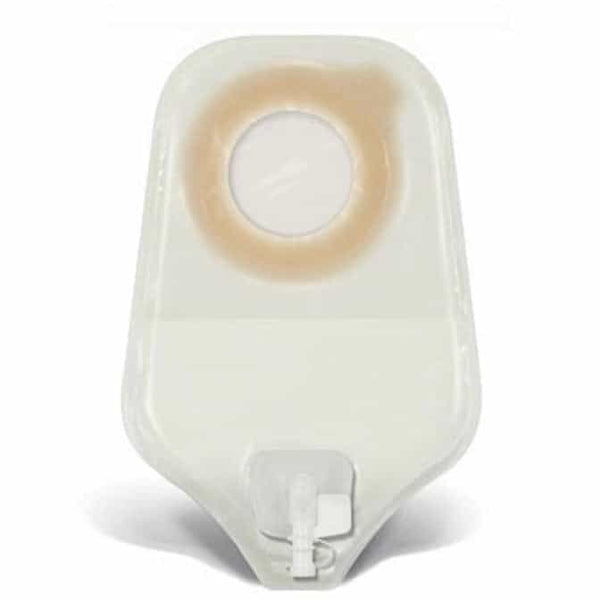 Esteem synergy Urostomy Pouch with Accuseal Tap - Transparent with Valve and 1-sided comfort panel - 10/box - SKU #405451