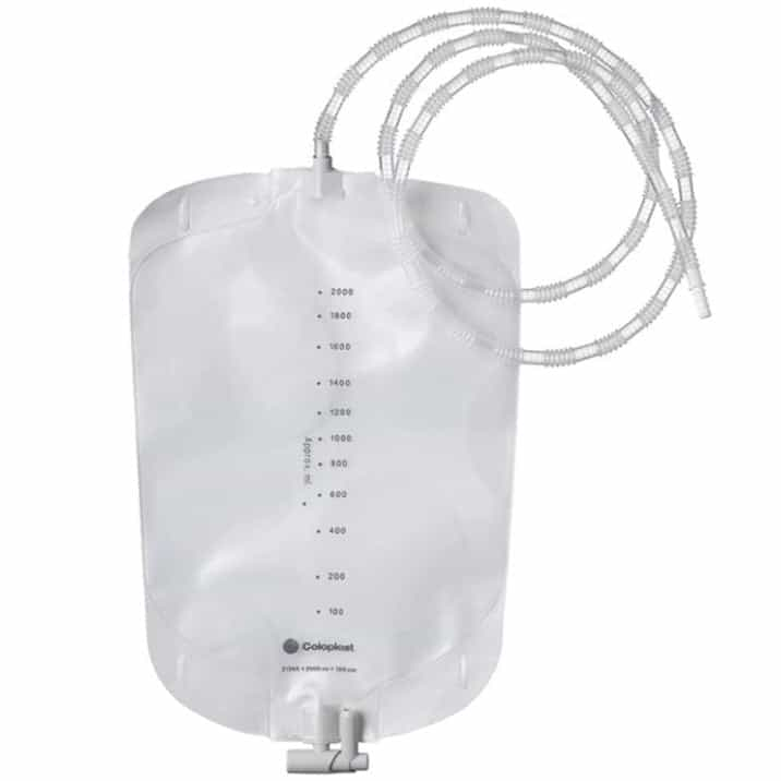 Coloplast Urostomy Night Bag - 2000ml - 10/box - SKU #21365