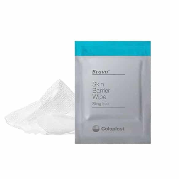 Brava Skin Barrier Wipes -  Alcohol free - 30/box - SKU #12021