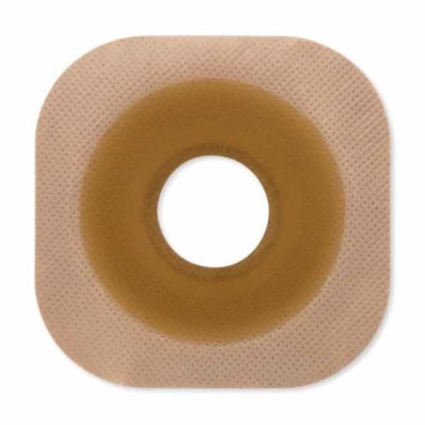 HOL 15603 New Image™ Flat Flextend™ Skin Barrier with beige floating flange, designed for extended wear and easy attachment, perfect for ostomy care in Canada