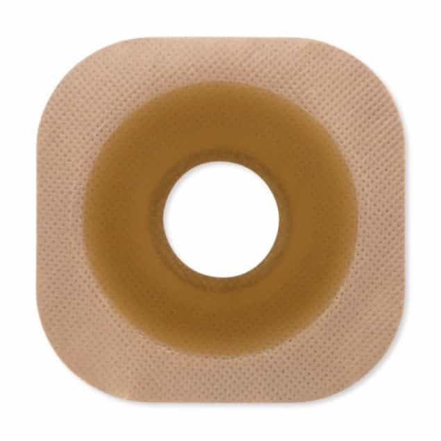 HOL 14706 New Image™ Flat Flextend™ Skin Barrier with integrated beige floating flange, offering enhanced durability and comfort for ostomy care in Canada.