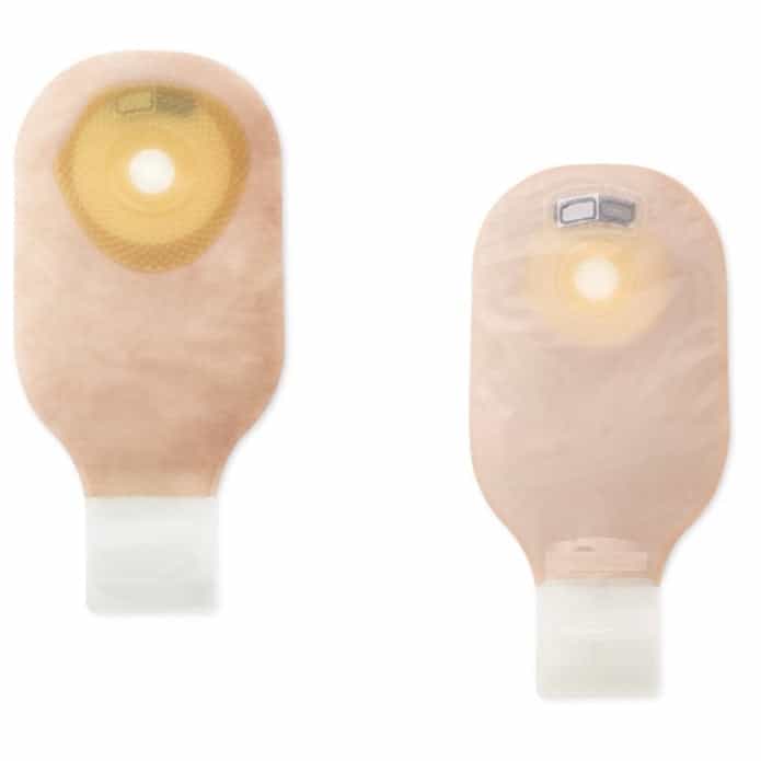 HOL 88340 | One-Piece Pouching System Beige with Flat Skin Barrier Sof
