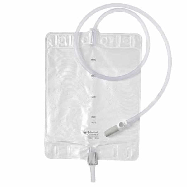Conveen Standard Day/Night Urine bag  - Clamp Outlet  - Non-sterile - 1/box - SKU #5062