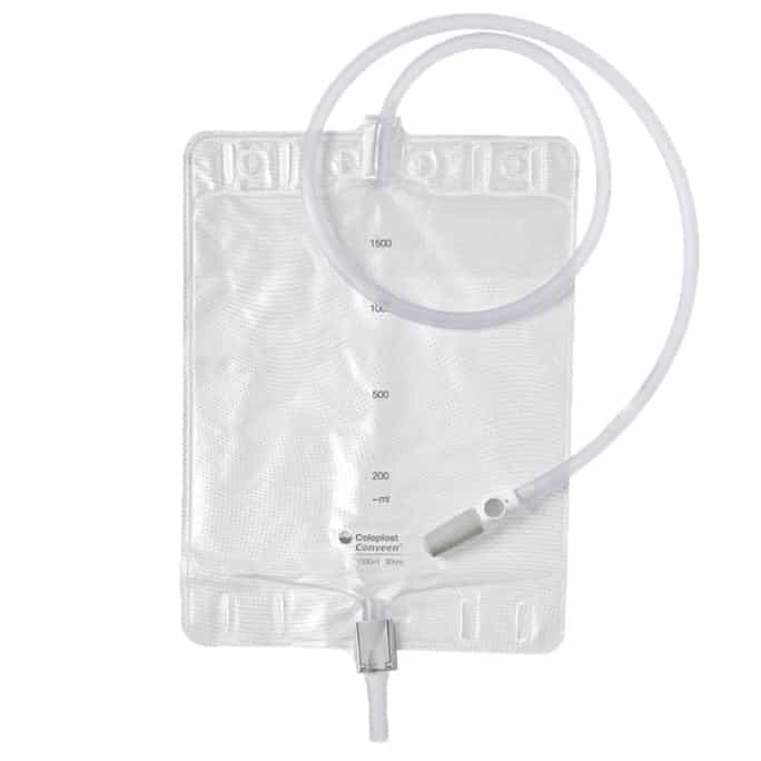 Conveen Standard Day/Night Urine bag - Sample Port - 1500ml - 1/box - SKU #5063