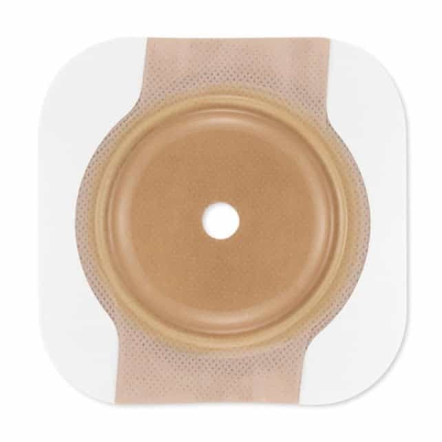 HOL 11905 New Image™ Soft Convex CeraPlus™ Skin Barrier with adhesive tape border, providing advanced protection and comfort for ostomy patients."