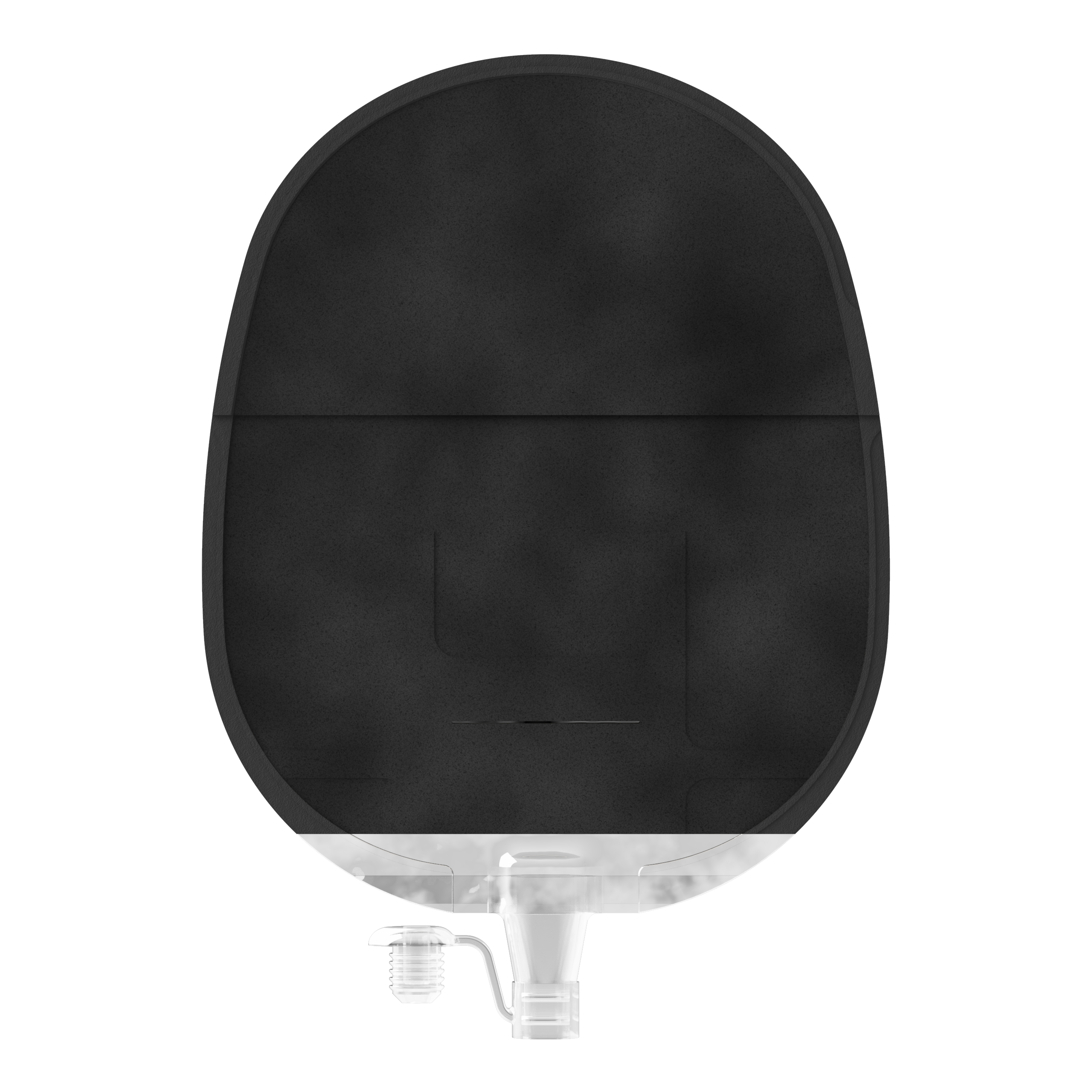 X1U1E13S | Welland Medical, Aurum Plus, One piece -Urostomy, maxi pouch, black, Starter hole 13mm - 55mm