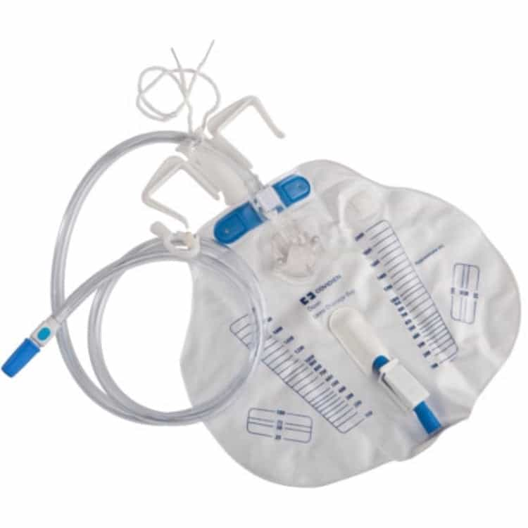 Dover Urine Drainage Bag - Anti-Reflux Device - 2000ml - 1/box - SKU #6300