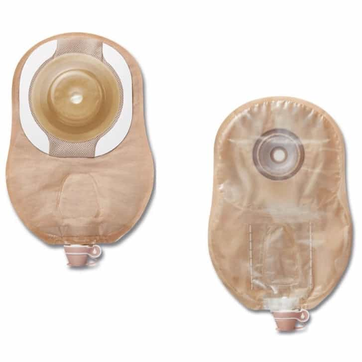 One-Piece Urostomy Pouch Ultra-Clear with Soft Convex CeraPlus Barrier - Up to 38 mm and 9" - 5/box - SKU #84138