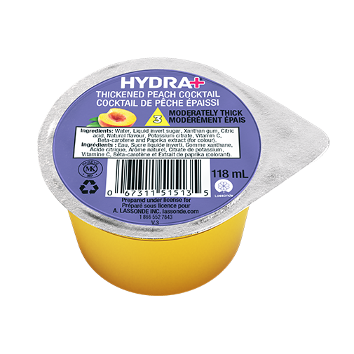 OA-LA515132 | Oasis Hydra+ Peach (24 x 118ml) - IDDSI 3