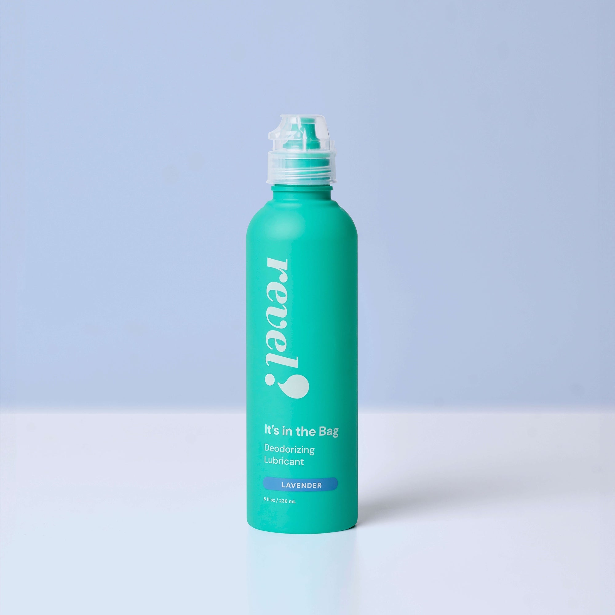 REVM013806 | Revel, It’s in the Bag, ostomy deodorizing lubricant, 8 oz / 236 ml bottle, lavender scent