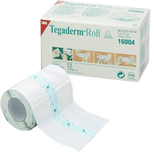 3M 16004 | 3M Tegaderm Transparent Film Roll - 10cm x 10m (Roll)