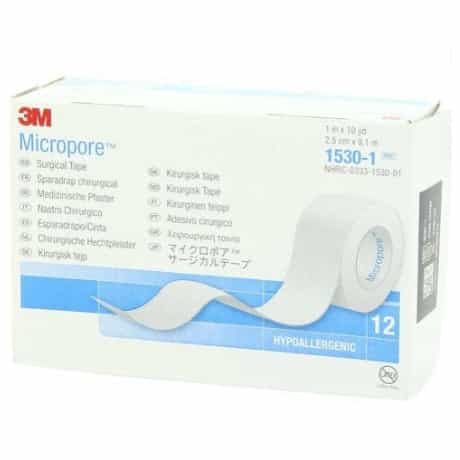 3M™ Micropore™ Medical Tape 1530-1, a hypoallergenic and breathable tape providing gentle and reliable adhesion for medical applications, available in Canada.
