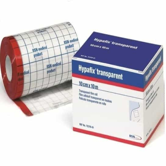 Hypafix - Hypafix Transparent Waterproof Adhesive Film - 10cm x 10m - SKU #72378-01