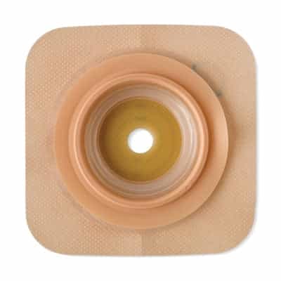 Natura Durahesive Convex Skin Barrier - 13-22mm with Accordion Flange and AC Tape Collar - 10/box - SKU #421638