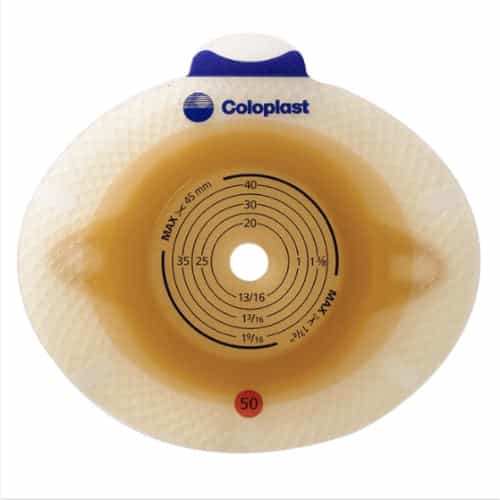 sensura-click-xpro-flat-barrier-50-mm-pre-cut-30-mm-(5/box)-coloplast-flange-10026-5/box-coloplast-flange-flanges-flat-pre-cut-sensura-click-xpro-0