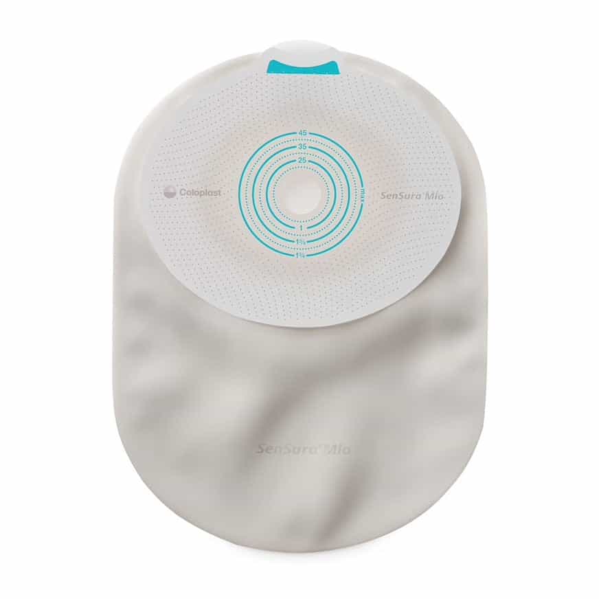 sensura-mio-flat-midi-closed-pouch,-pre-cut-30-mm-opaque-with-filter-(30/box)-coloplast-1-piece-closed-pouch-1-piece-10873-30/box-closed-pouch-coloplast-filter-flat-midi-one-piece-opaque-pre-cut-sensura-mio-0
