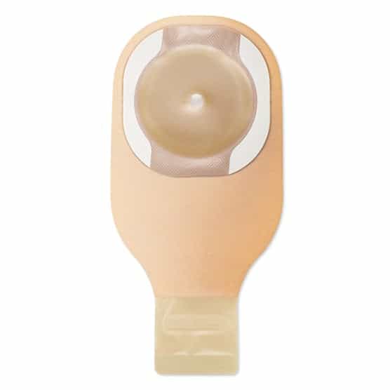 One-Piece Pouching System Beige with Flat Skin Barrier Flextend and Drainable Pouch Lock ’n Roll - 32 mm and 12" - 10/box - SKU #8558