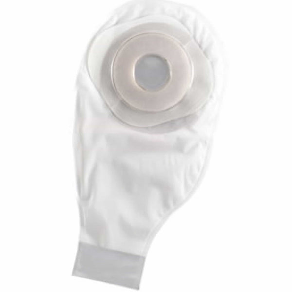 ActiveLife One-Piece Pre-Cut 32 mm Drainable Pouch 12" Transparent with Stomahesive Skin Barrier and no Filter. SKU #22766.
